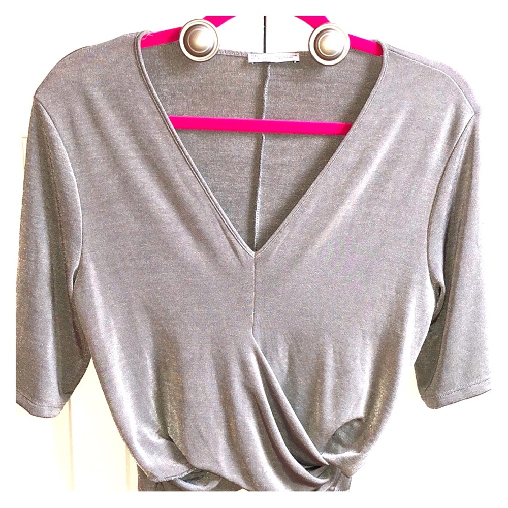 Grey crop top